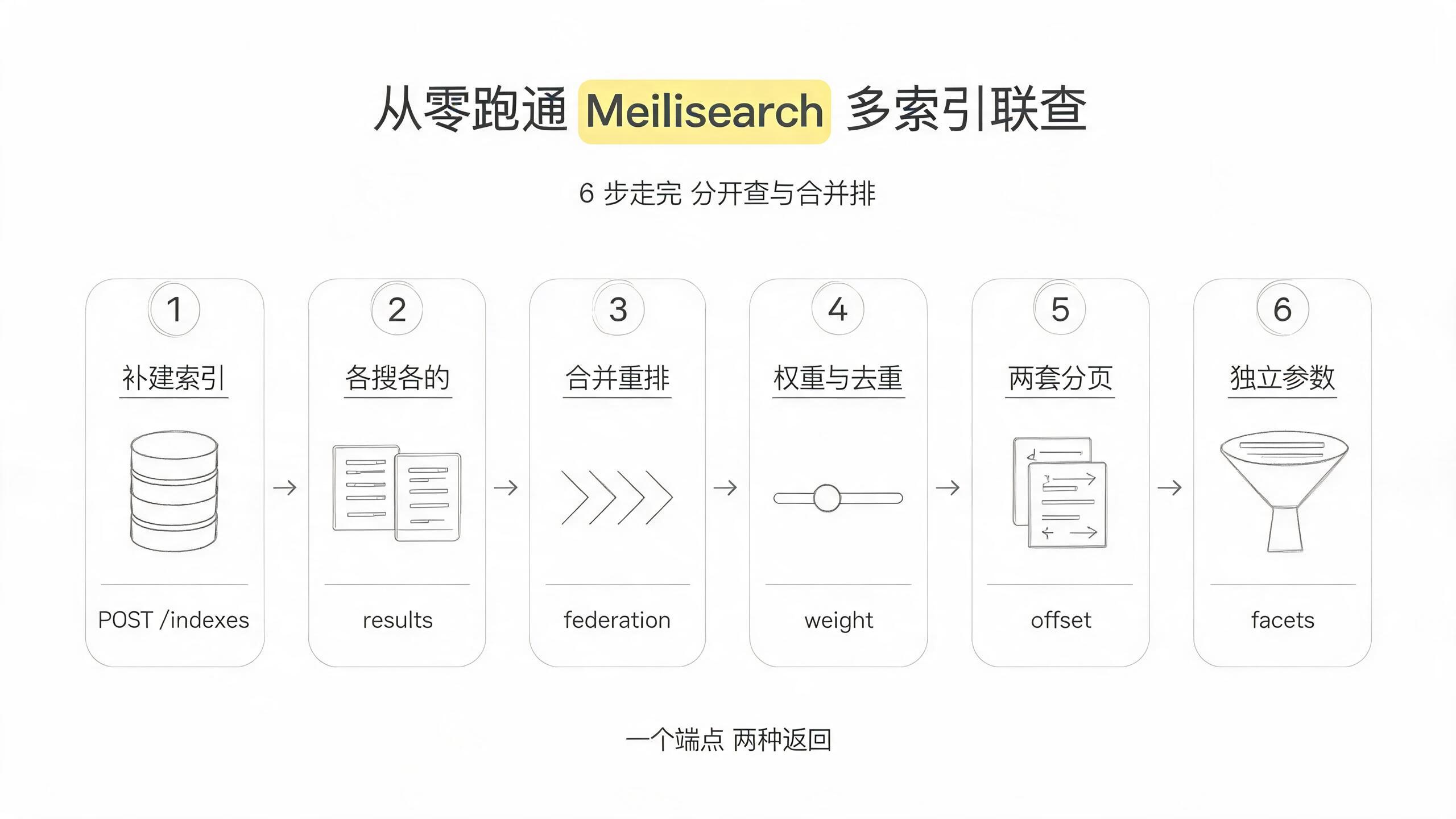 Meilisearch:從零跑通多索引聯查的 6 個步驟